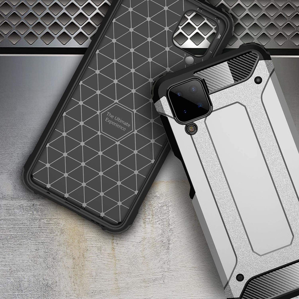 Калъф за Samsung Galaxy A12 Nacho A127 / A12 A125, Techsuit, Hybrid Armor, Черен
