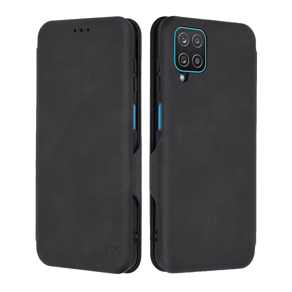 Калъф за Samsung Galaxy A12 Nacho A127 / A12 A125, Techsuit, Safe Wallet Plus, Черен