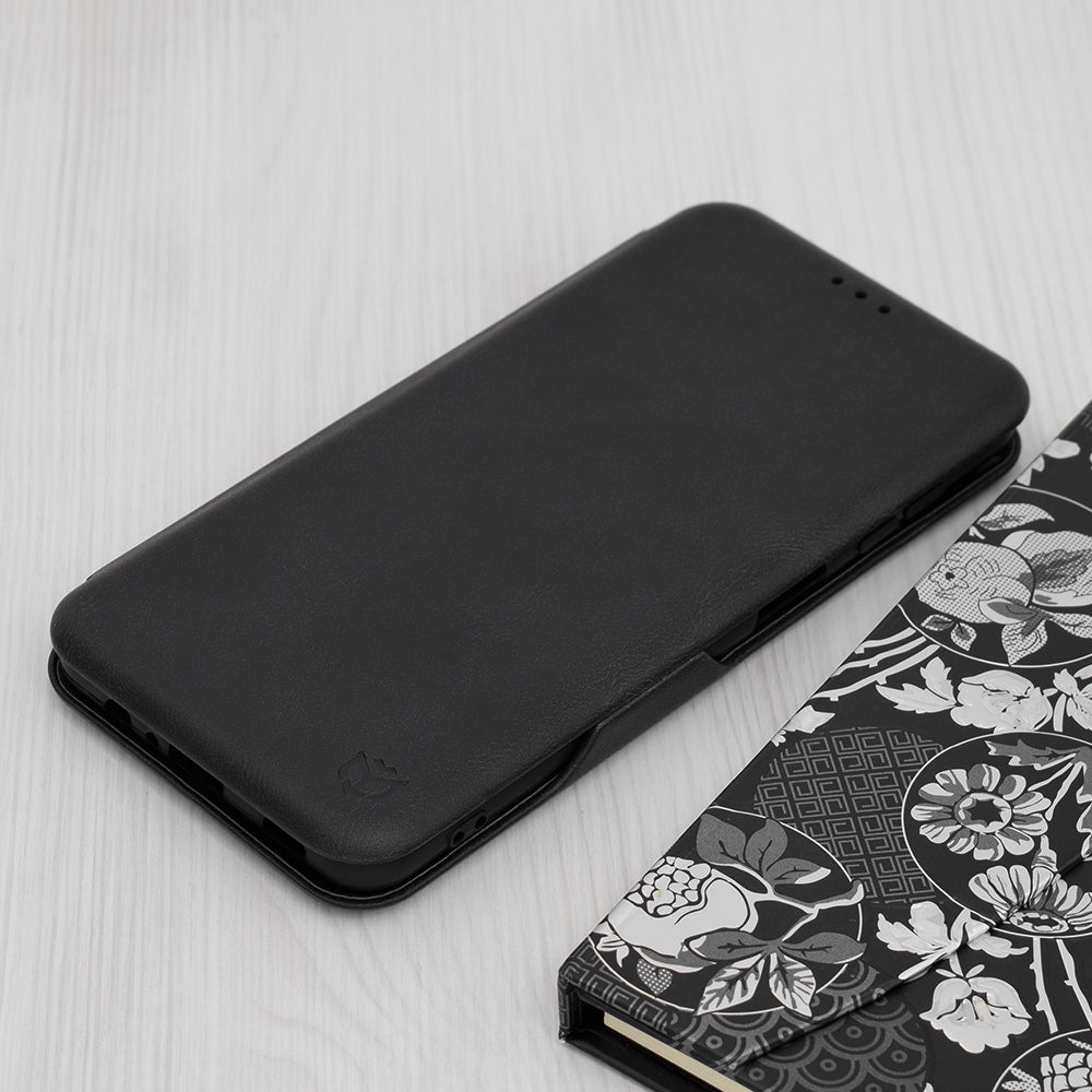 Калъф за Samsung Galaxy A12 Nacho A127 / A12 A125, Techsuit, Safe Wallet Plus, Черен