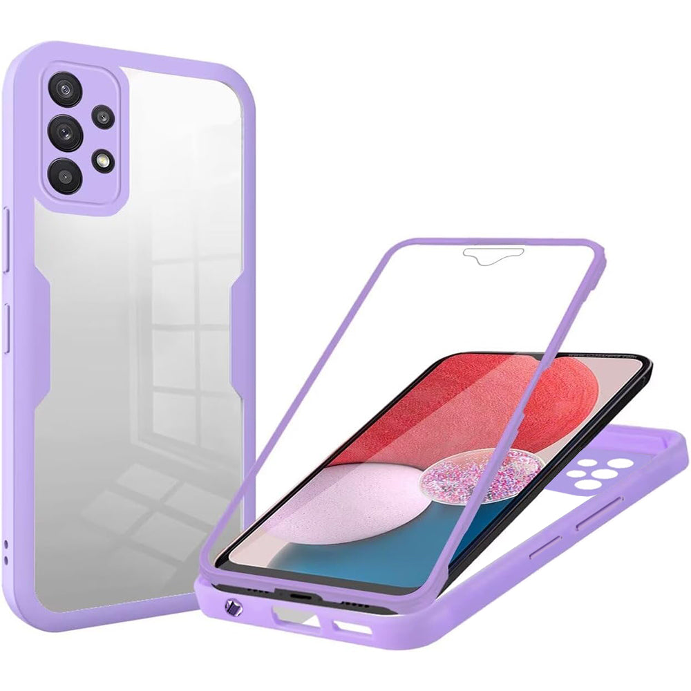 Калъф за Samsung Galaxy A13 A135, Techsuit, ColorVerse 360, Лилав