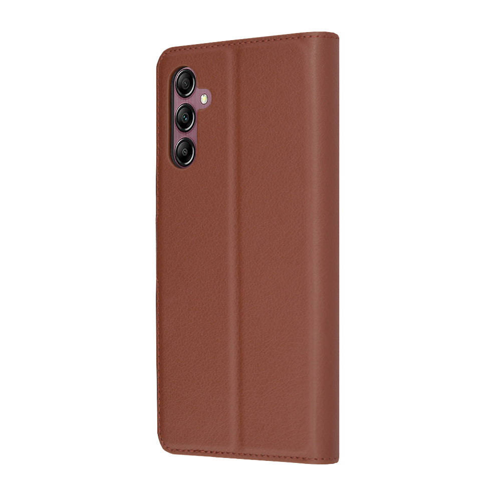 Калъф за Samsung Galaxy A14 A145 / A14 5G A146, Techsuit, Leather Folio, Кафяв