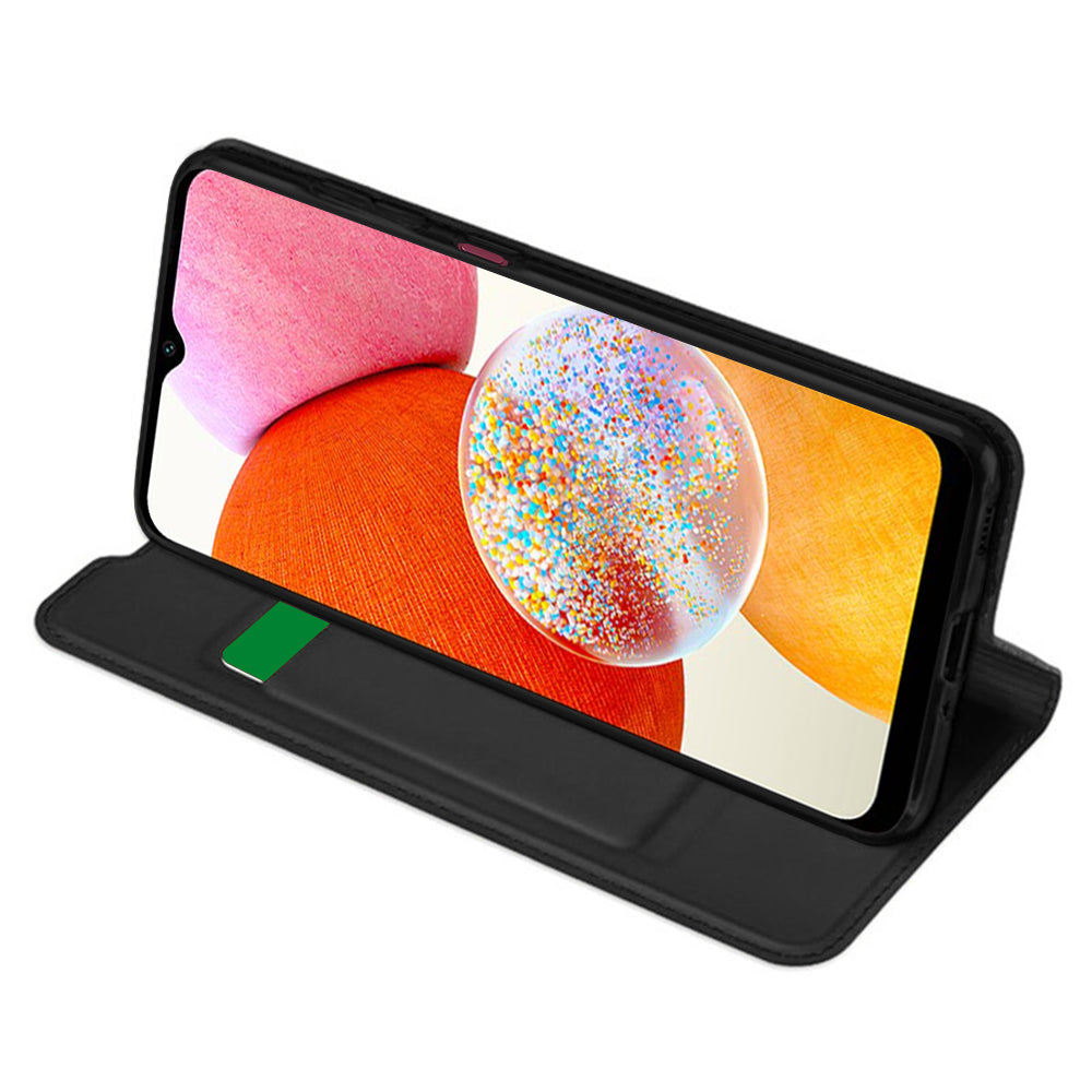 Калъф за Samsung Galaxy A14 A145 / A14 5G A146, Techsuit, Magskin Book, Черен