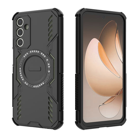 MagSafe калъф за Samsung Galaxy A15 5G A156 / A15 A155, Techsuit, ArmorMag, Черен