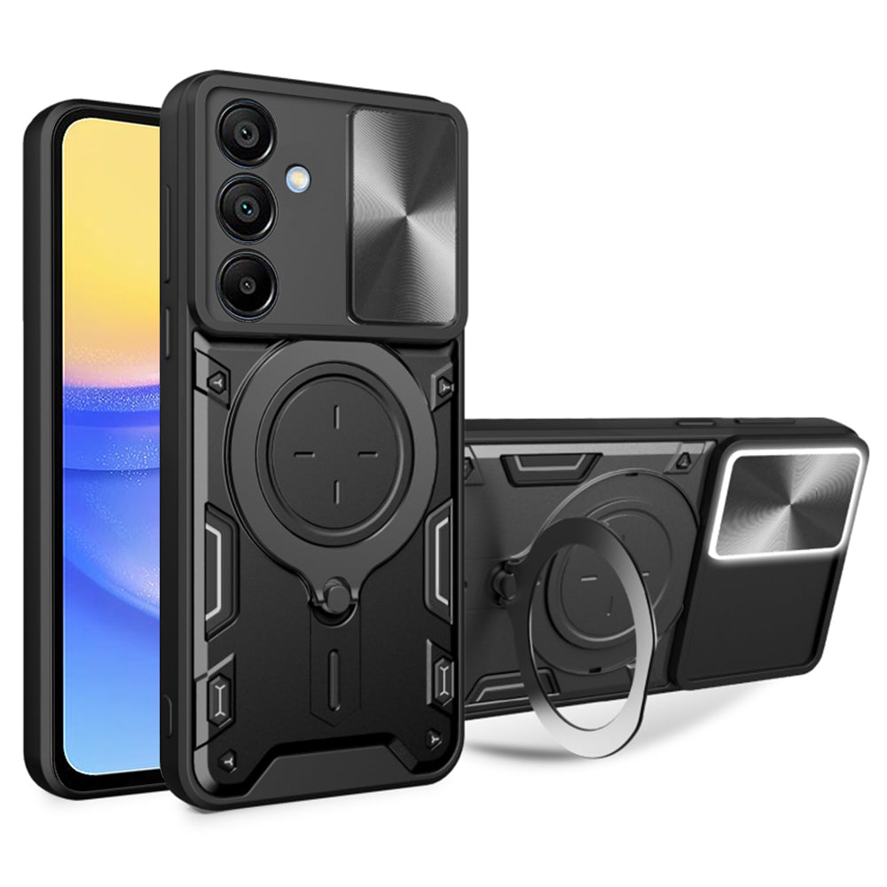 Калъф за Samsung Galaxy A15 5G A156 / A15 A155, Techsuit, CamGuard Pro, Черен