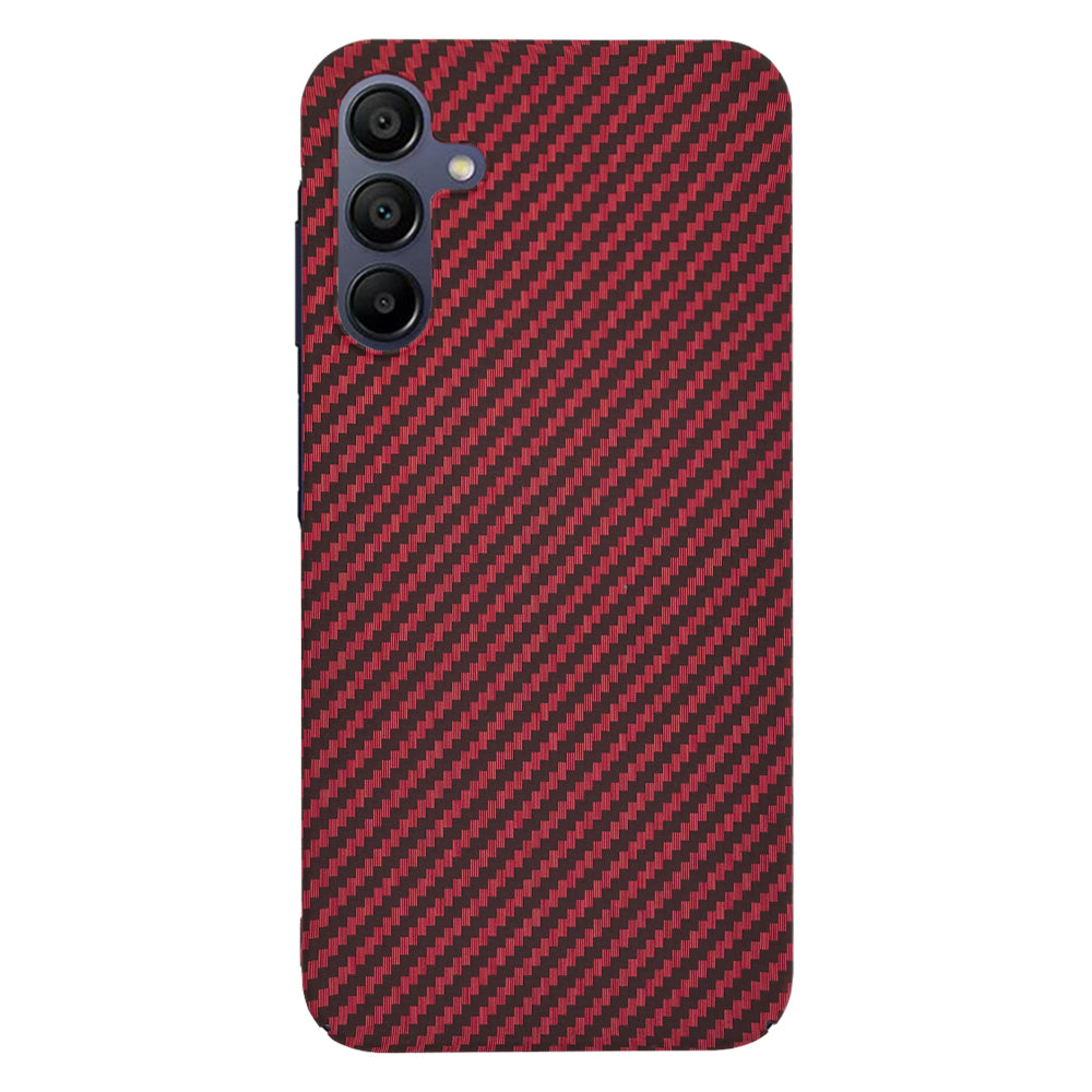 Калъф за Samsung Galaxy A15 5G A156 / A15 A155, Techsuit, Carbonite FiberShell, Червен