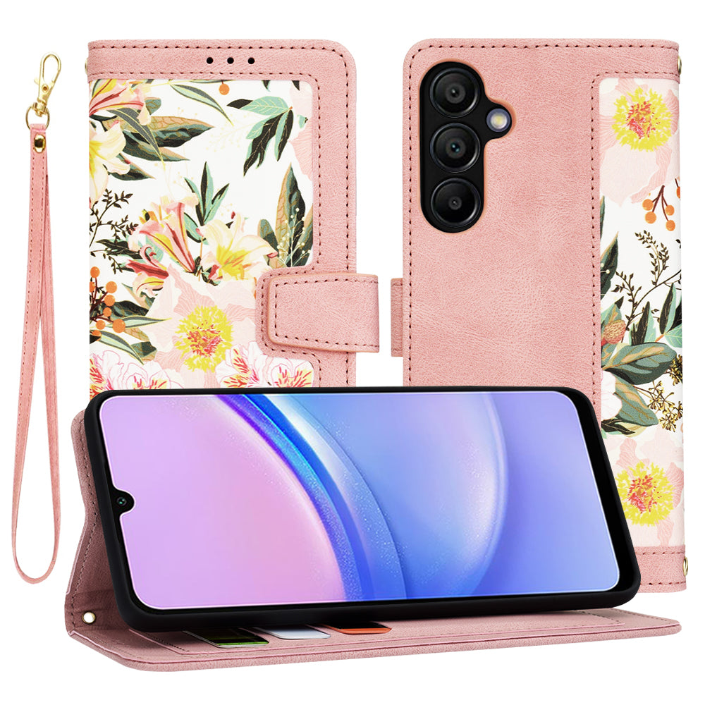 Калъф за Samsung Galaxy A15 5G A156 / A15 A155, Techsuit, FlipCraft, Розов