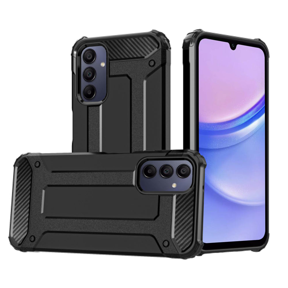 Калъф за Samsung Galaxy A15 5G A156 / A15 A155, Techsuit, Hybrid Armor, Черен