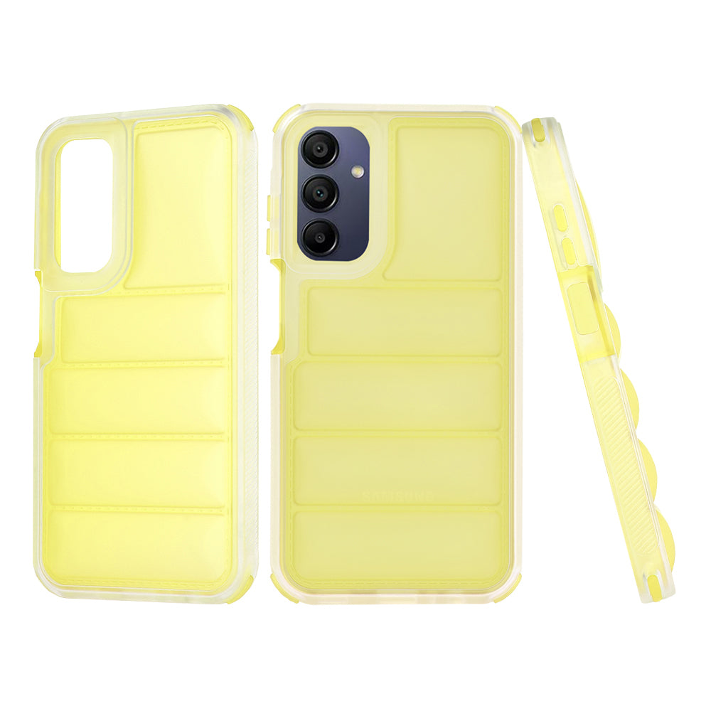 Калъф за Samsung Galaxy A15 5G A156 / A15 A155, Techsuit, Wave Shield, Жълт