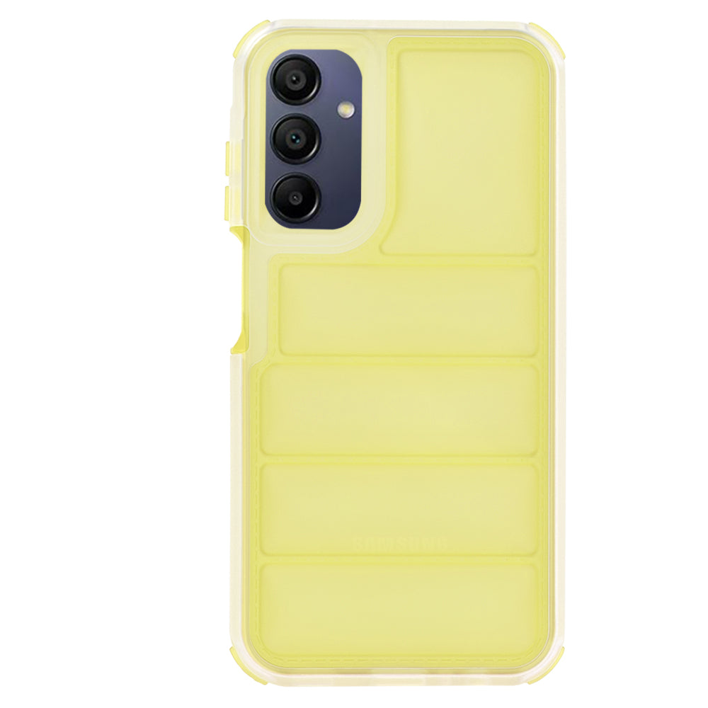 Калъф за Samsung Galaxy A15 5G A156 / A15 A155, Techsuit, Wave Shield, Жълт