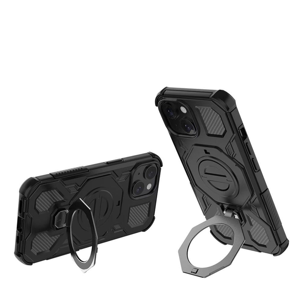Калъф за Samsung Galaxy A16 5G A166 / A16 4G A165, Techsuit, Carbon Shield Pro, Черен