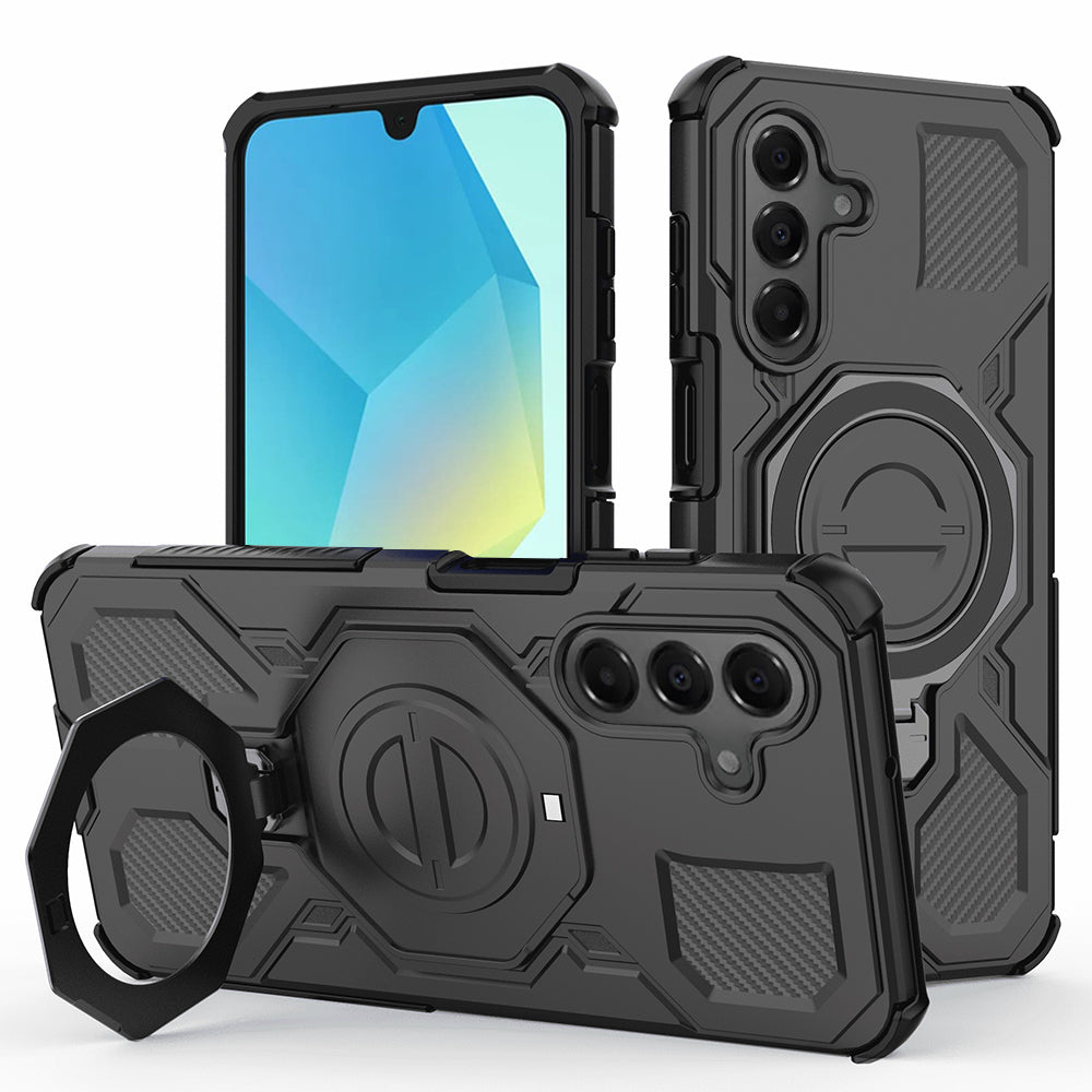 Калъф за Samsung Galaxy A16 5G A166 / A16 4G A165, Techsuit, Carbon Shield Pro, Черен