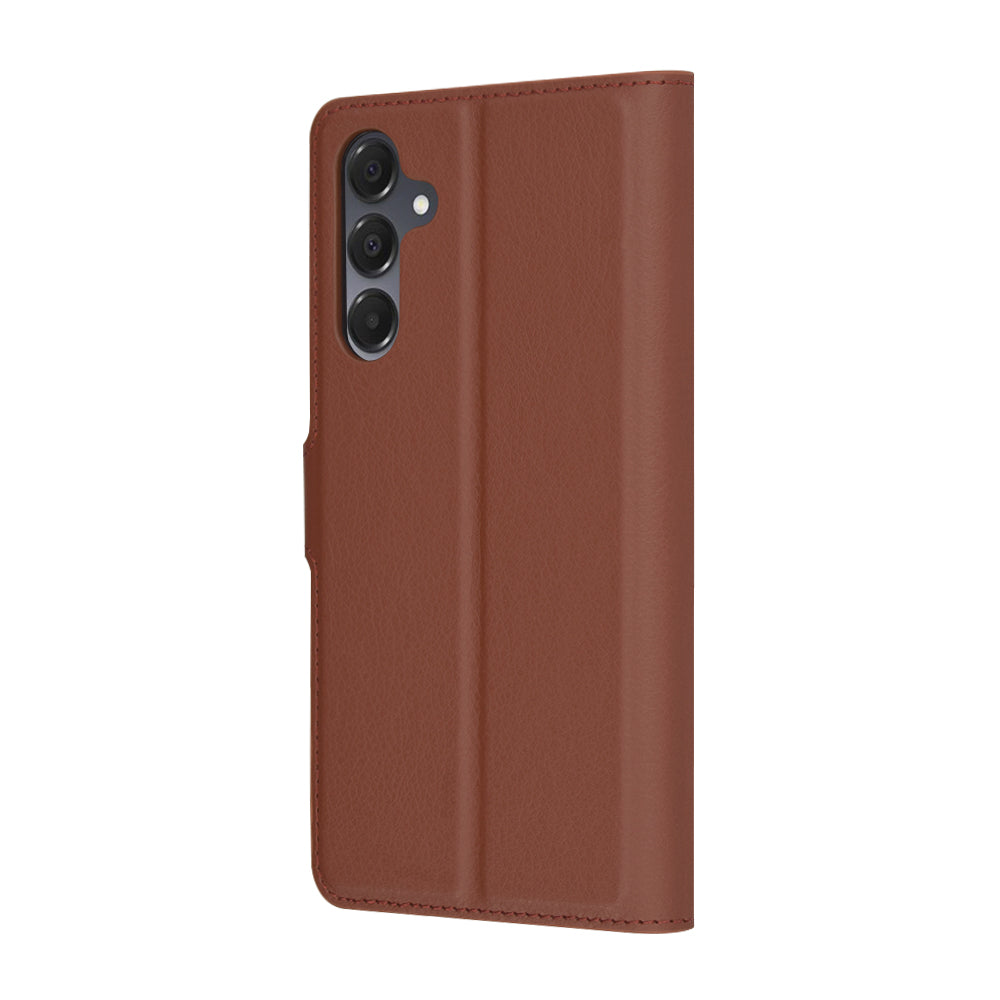 Калъф за Samsung Galaxy A16 5G A166 / A16 4G A165, Techsuit, кожен фолио, кафяв