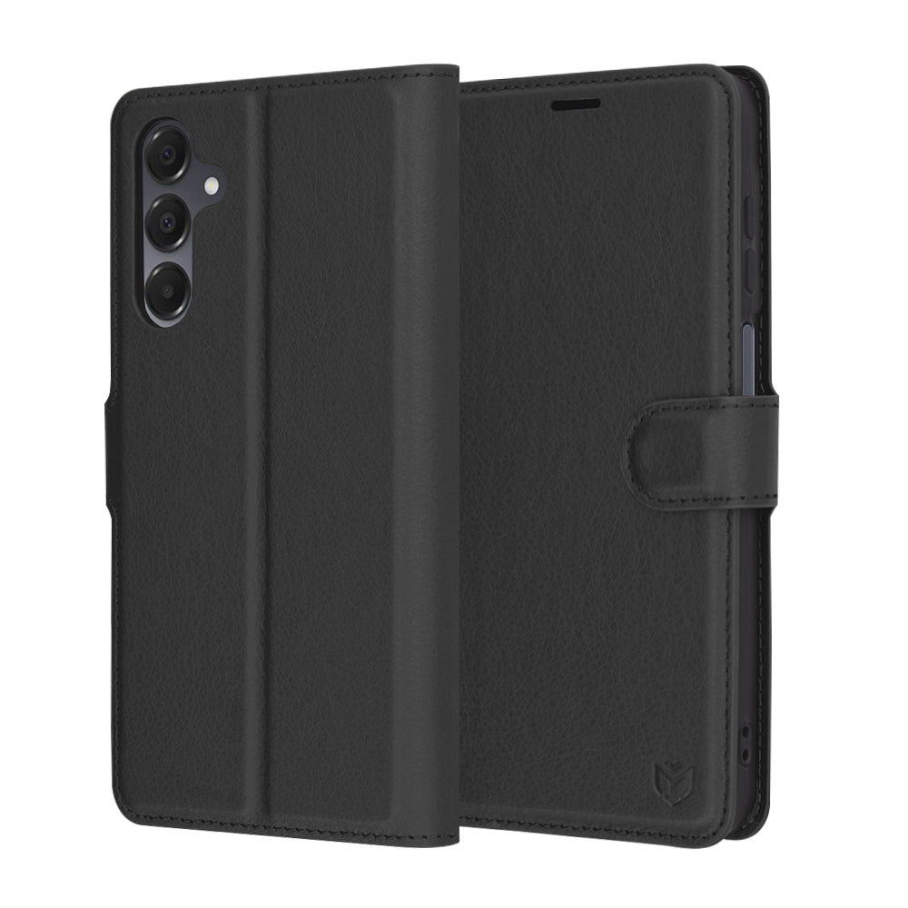 Калъф за Samsung Galaxy A16 5G A166 / A16 4G A165, Techsuit, кожен фолио, черен