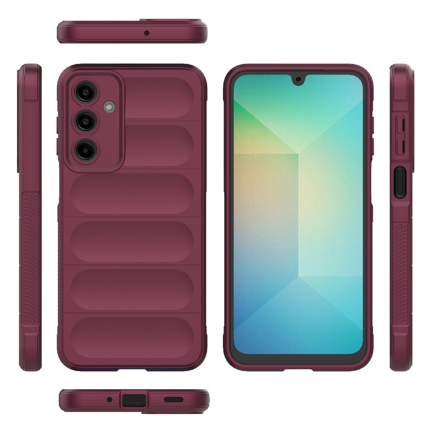 Калъф за Samsung Galaxy A16 5G A166 / A16 4G A165, Techsuit, Magic Shield, Бордо