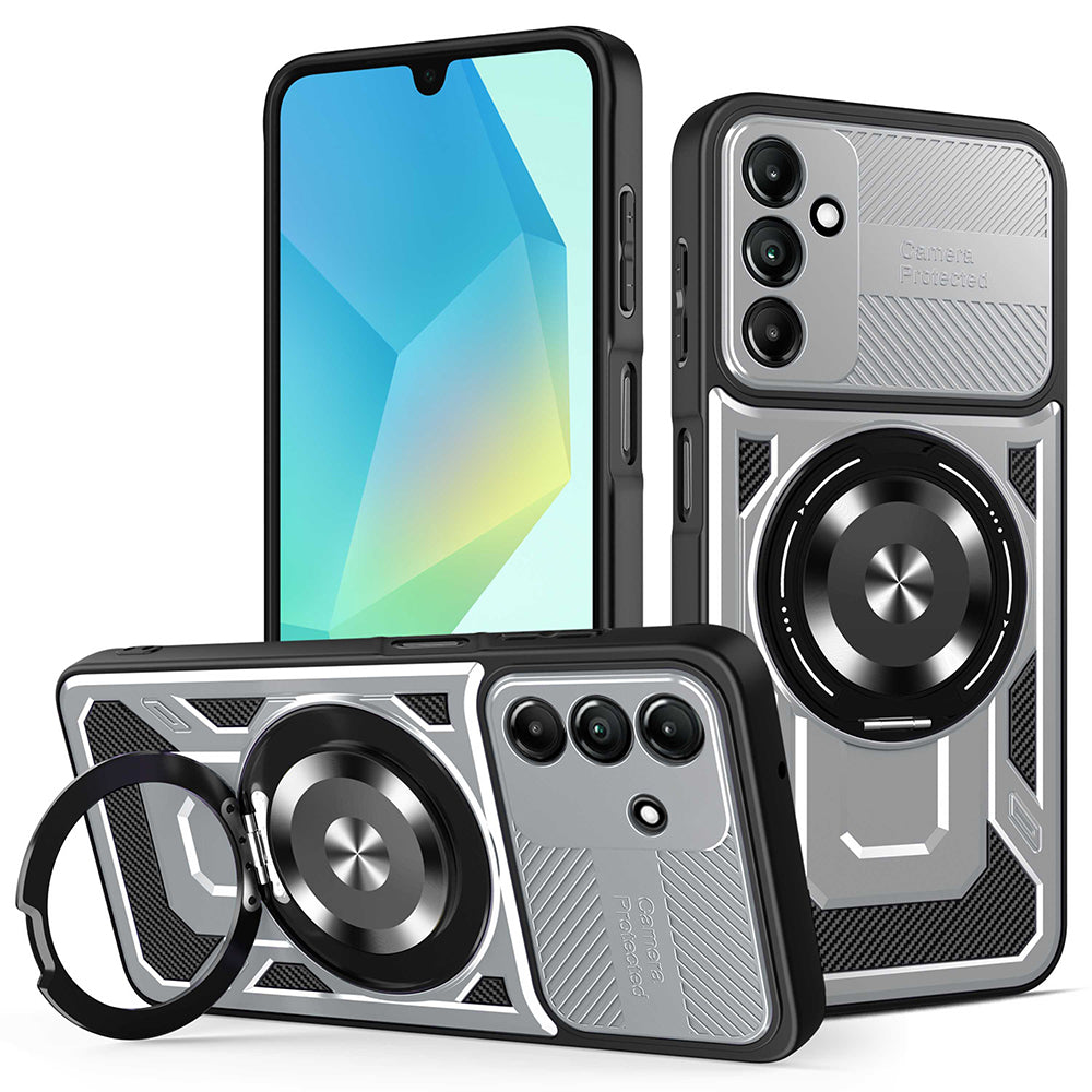 Калъф за Samsung Galaxy A16 5G A166 / A16 4G A165, Techsuit, RuggedCam, Сив