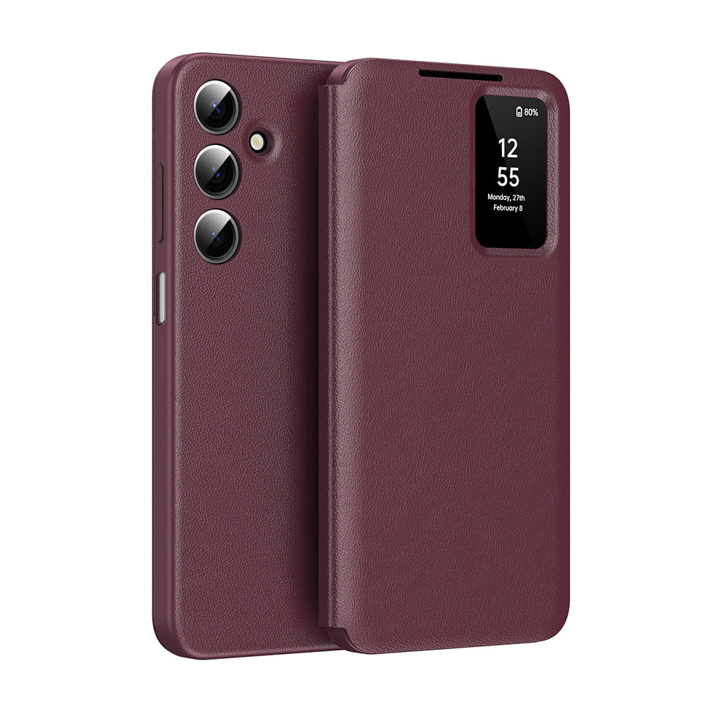 Калъф за Samsung Galaxy A17 4G A175 / A17 5G A176 / A26 A266, Techsuit, SmartView, Червен