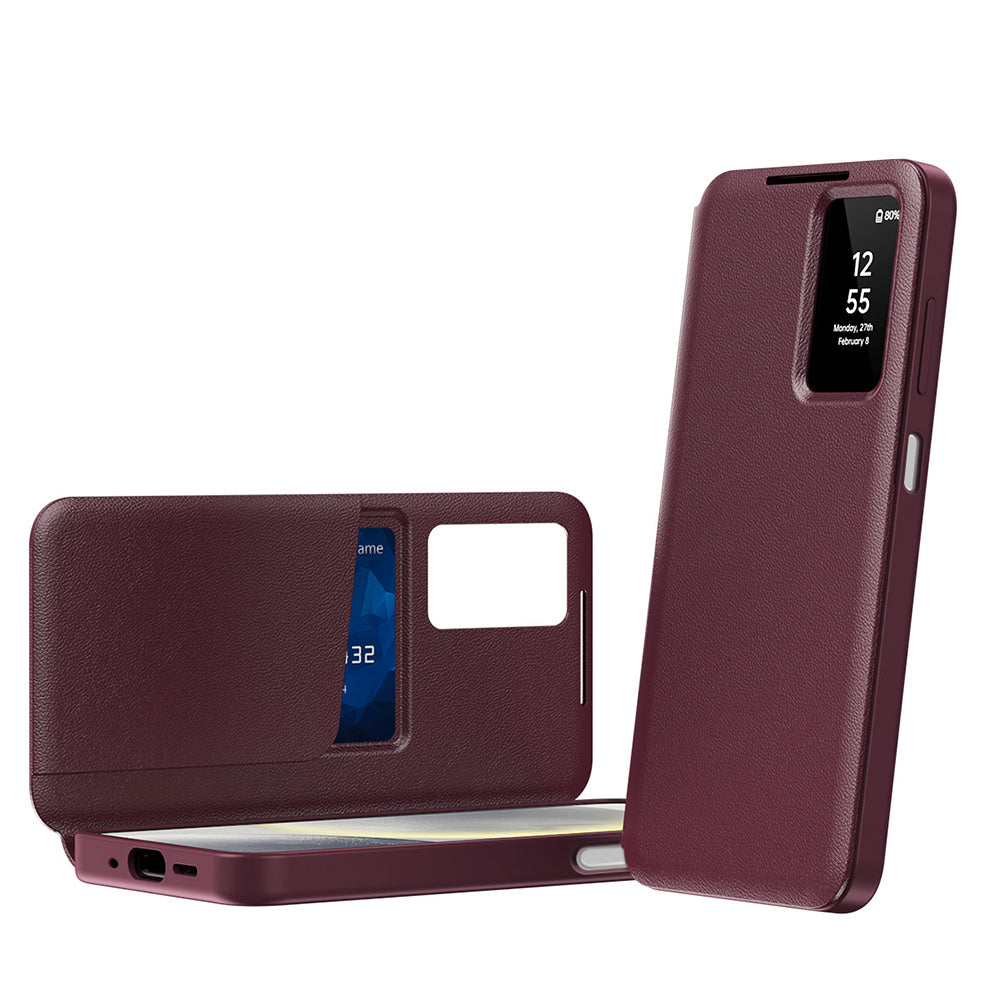 Калъф за Samsung Galaxy A17 4G A175 / A17 5G A176 / A26 A266, Techsuit, SmartView, Червен