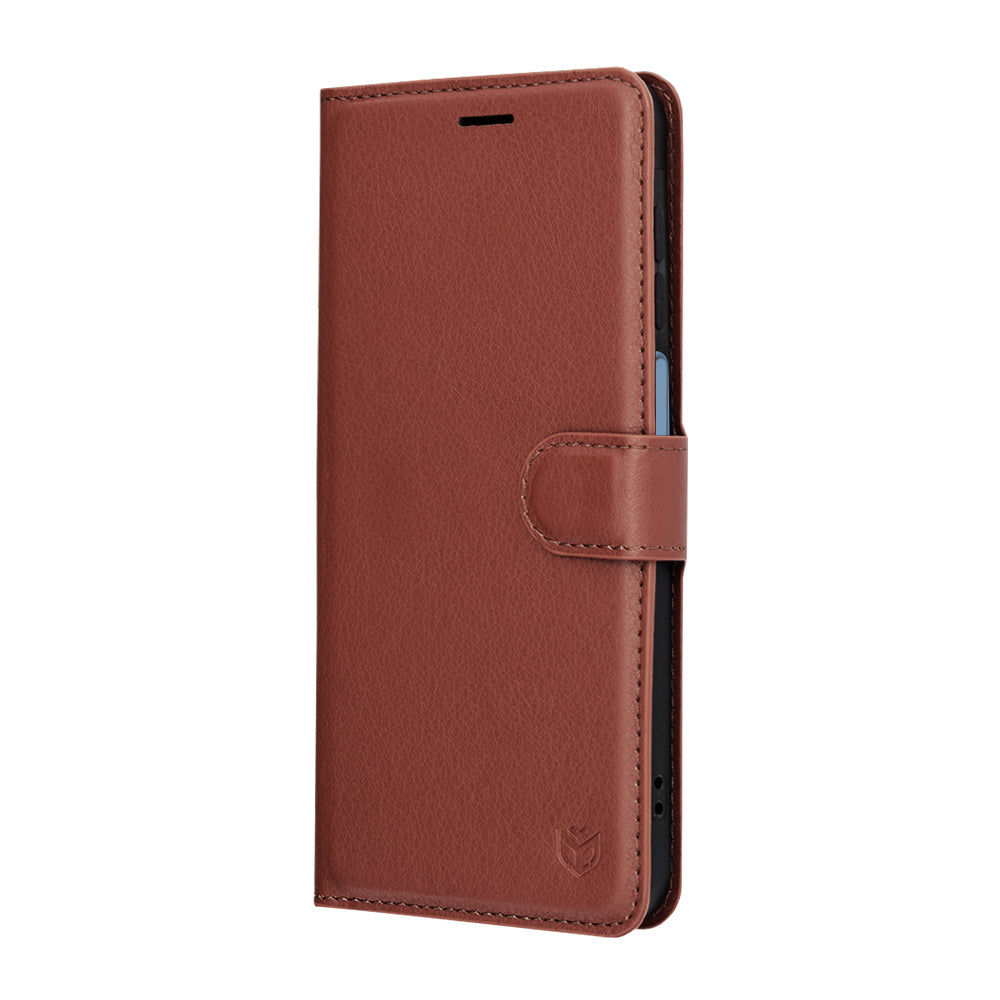 Калъф за Samsung Galaxy A17 4G / A17 5G, Techsuit, Leather Folio, Кафяв