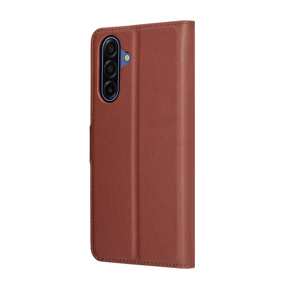 Калъф за Samsung Galaxy A17 4G / A17 5G, Techsuit, Leather Folio, Кафяв
