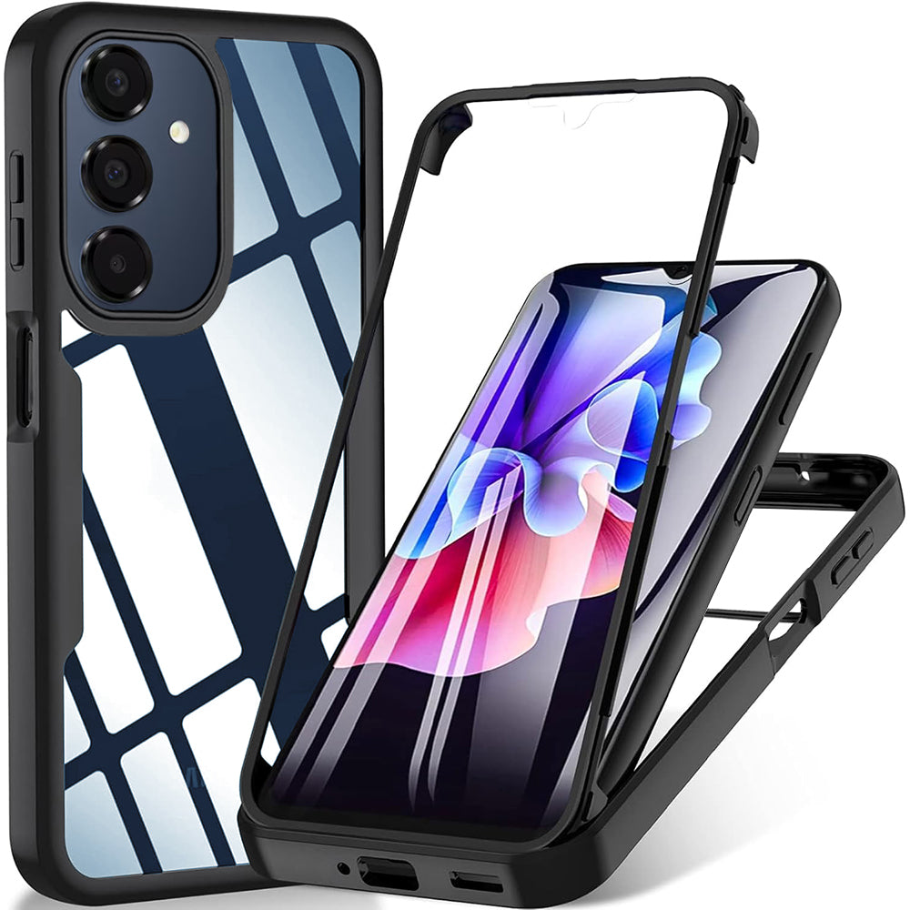 Калъф за Samsung Galaxy A17 5G / A16 5G A166 / A16 4G A165, Techsuit, ColorVerse 360, Черен