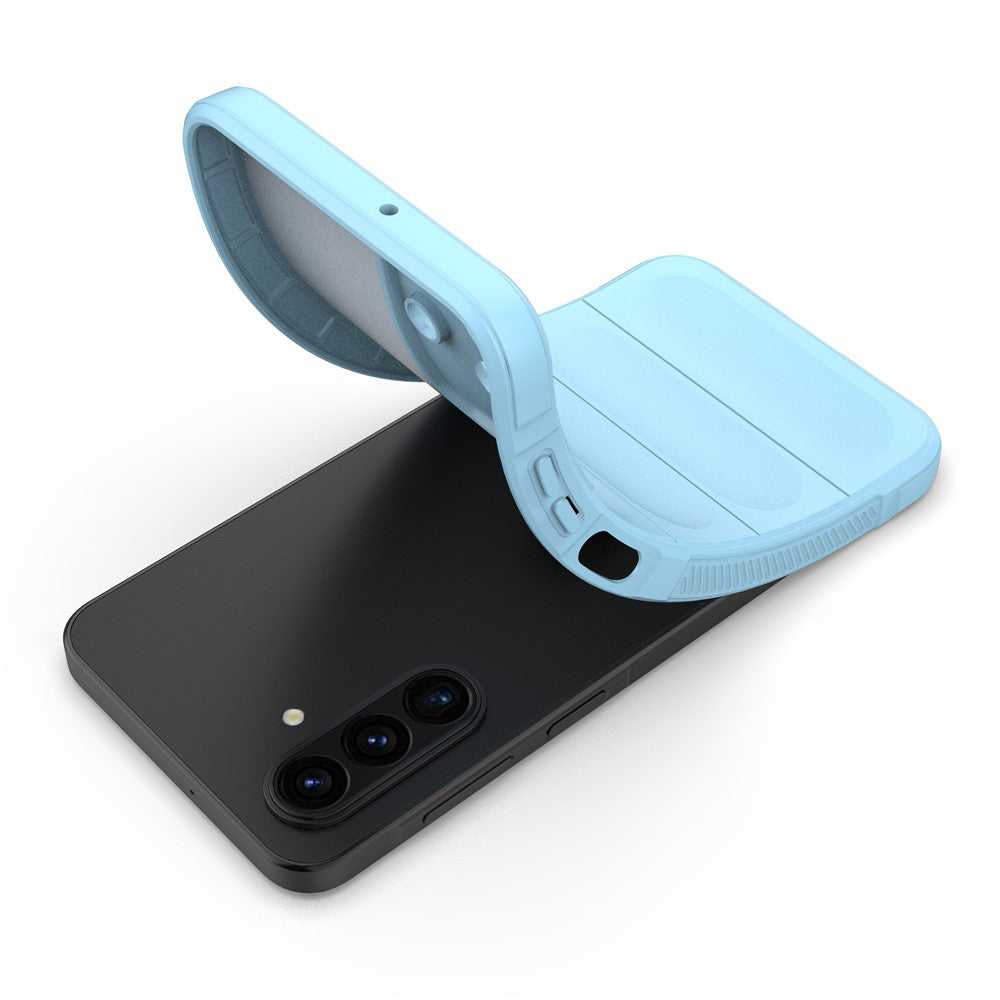 Калъф за Samsung Galaxy A18 5G A186 / A18 4G A185 / F17 / M17 / A17 4G A175, Techsuit, Magic Shield, Син