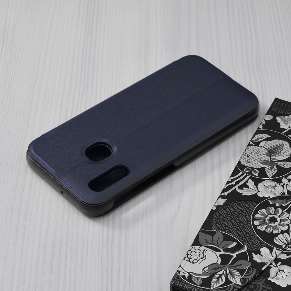 Калъф за Samsung Galaxy A20e A202, Techsuit, eFold, Тъмносин