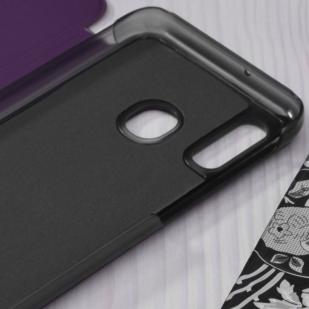 Калъф за Samsung Galaxy A20e A202, Techsuit, eFold, Лилав