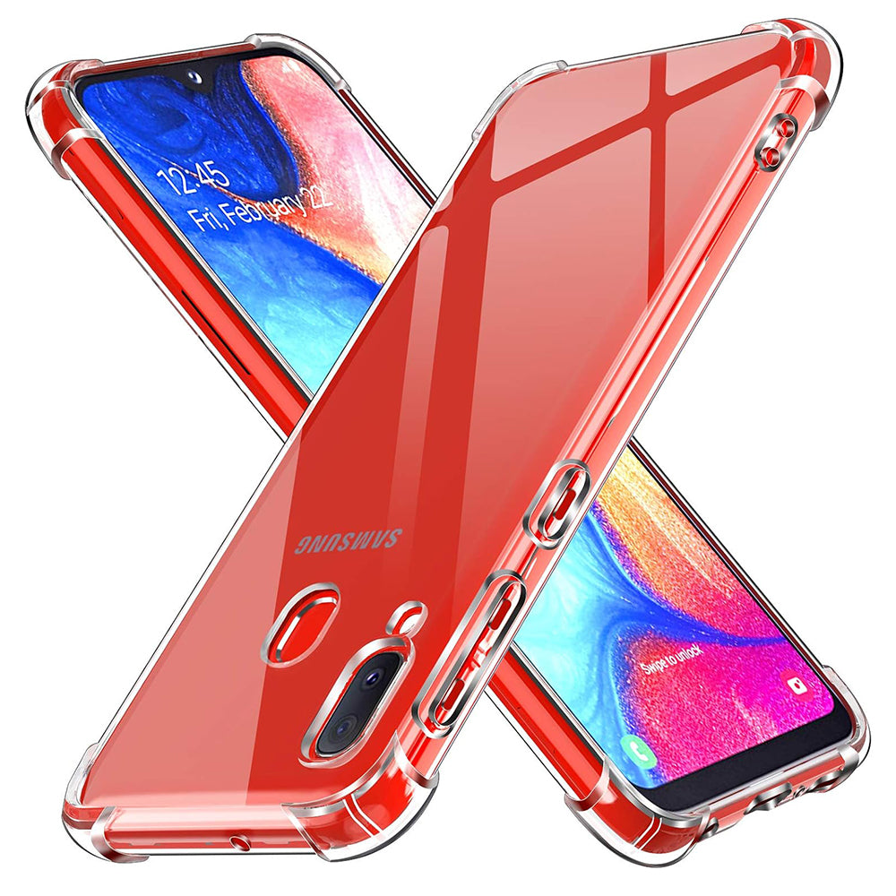 Калъф за Samsung Galaxy A20e A202, Techsuit, Shockproof Clear, Прозрачен