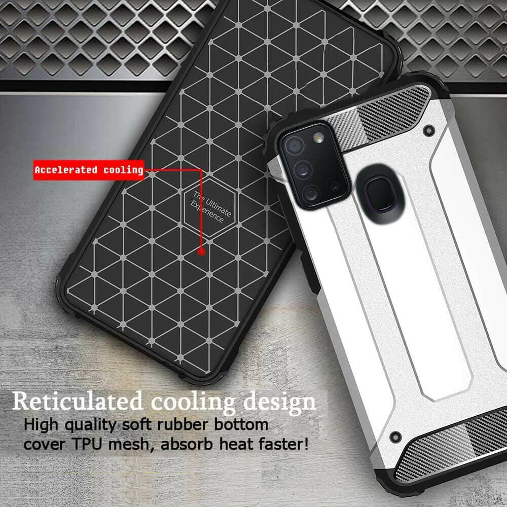 Калъф за Samsung Galaxy A21s A217, Techsuit, Hybrid Armor, Черен