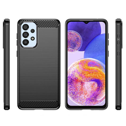 Калъф за Samsung Galaxy A23 5G A236 / A23 A235, Techsuit, Карбон, Черен