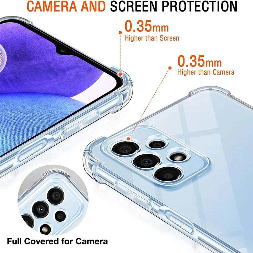 Калъф за Samsung Galaxy A23 5G A236 / A23 A235, Techsuit, Shockproof Clear, Прозрачен