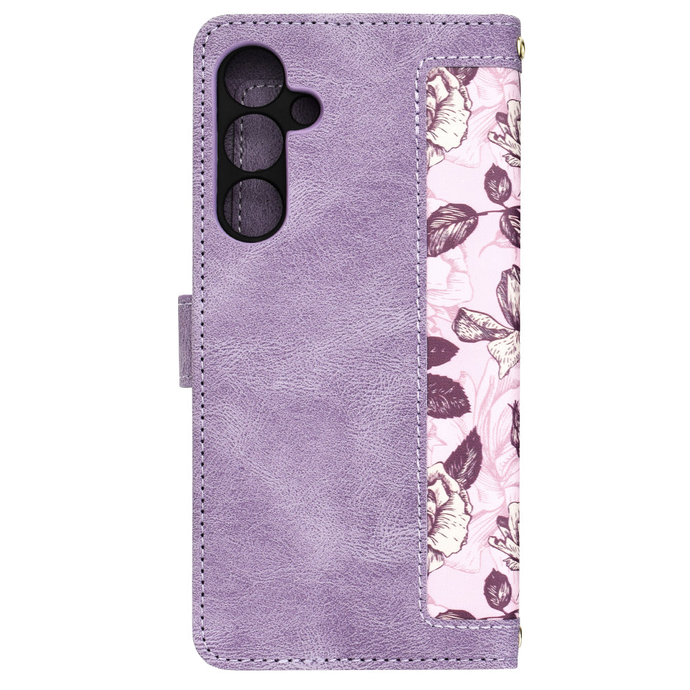 Калъф за Samsung Galaxy A25 A256, Techsuit, FlipCraft, Лилав