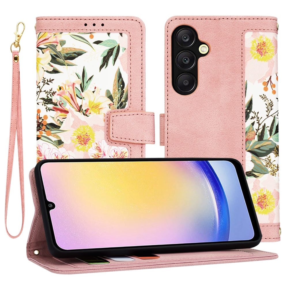 Калъф за Samsung Galaxy A25 A256, Techsuit, FlipCraft, Розов