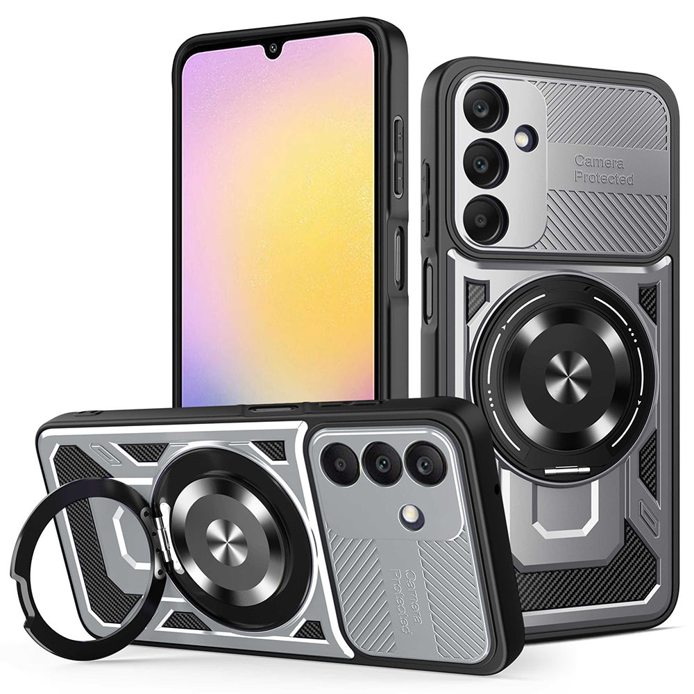 Калъф за Samsung Galaxy A25 A256, Techsuit, RuggedCam, Сив