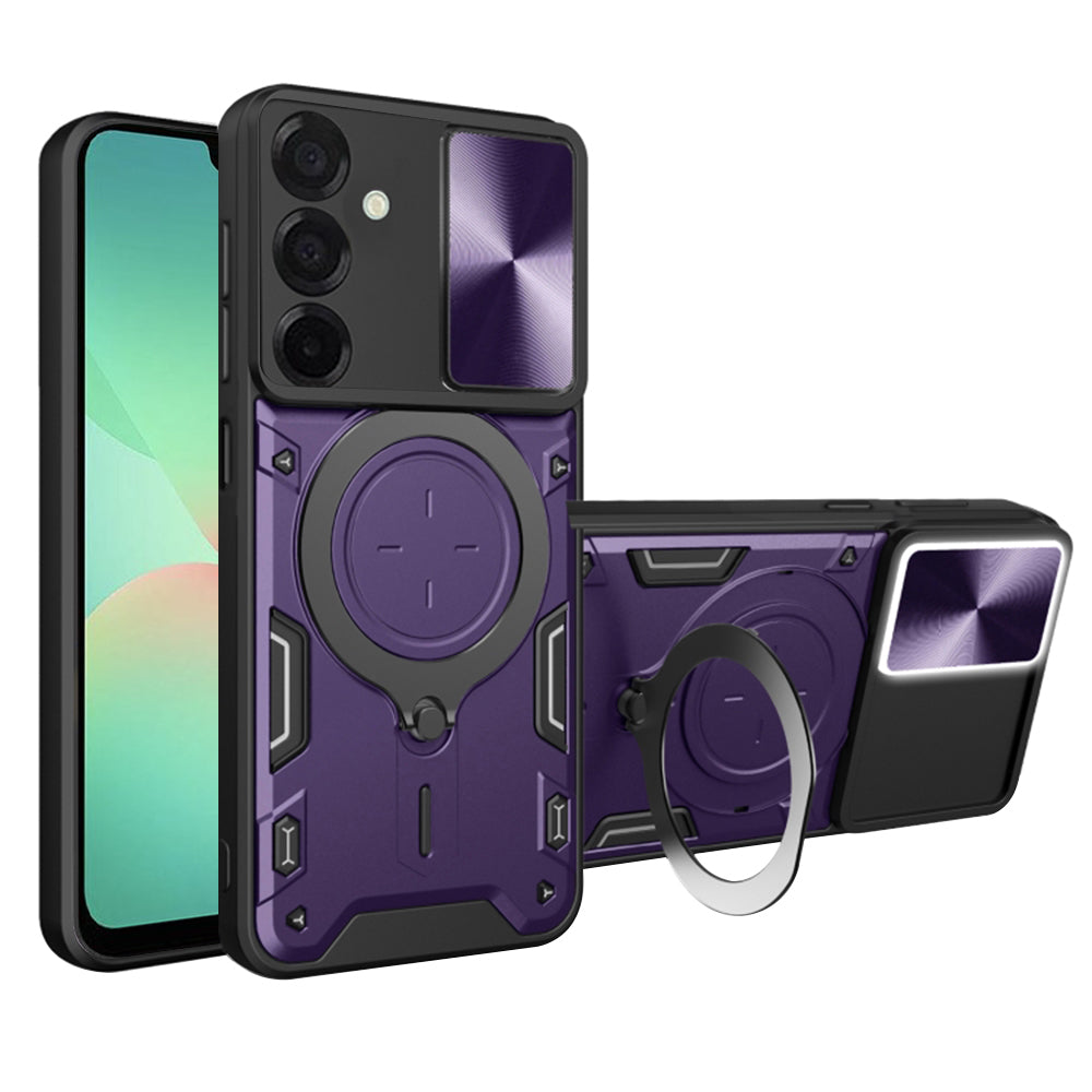 Калъф за Samsung Galaxy A26 A266, Techsuit, CamGuard Pro, Лилав