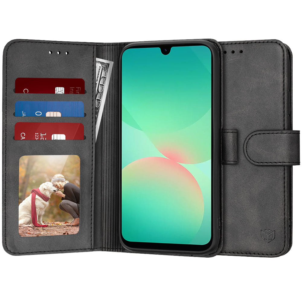 Калъф за Samsung Galaxy A26 A266, Techsuit, Diary Book, Черен