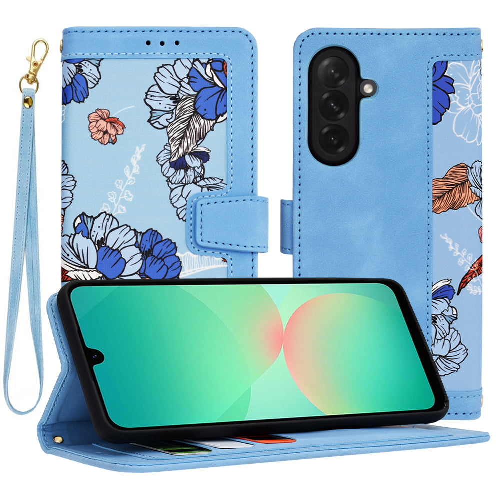 Калъф за Samsung Galaxy A26 A266, Techsuit, FlipCraft, Син