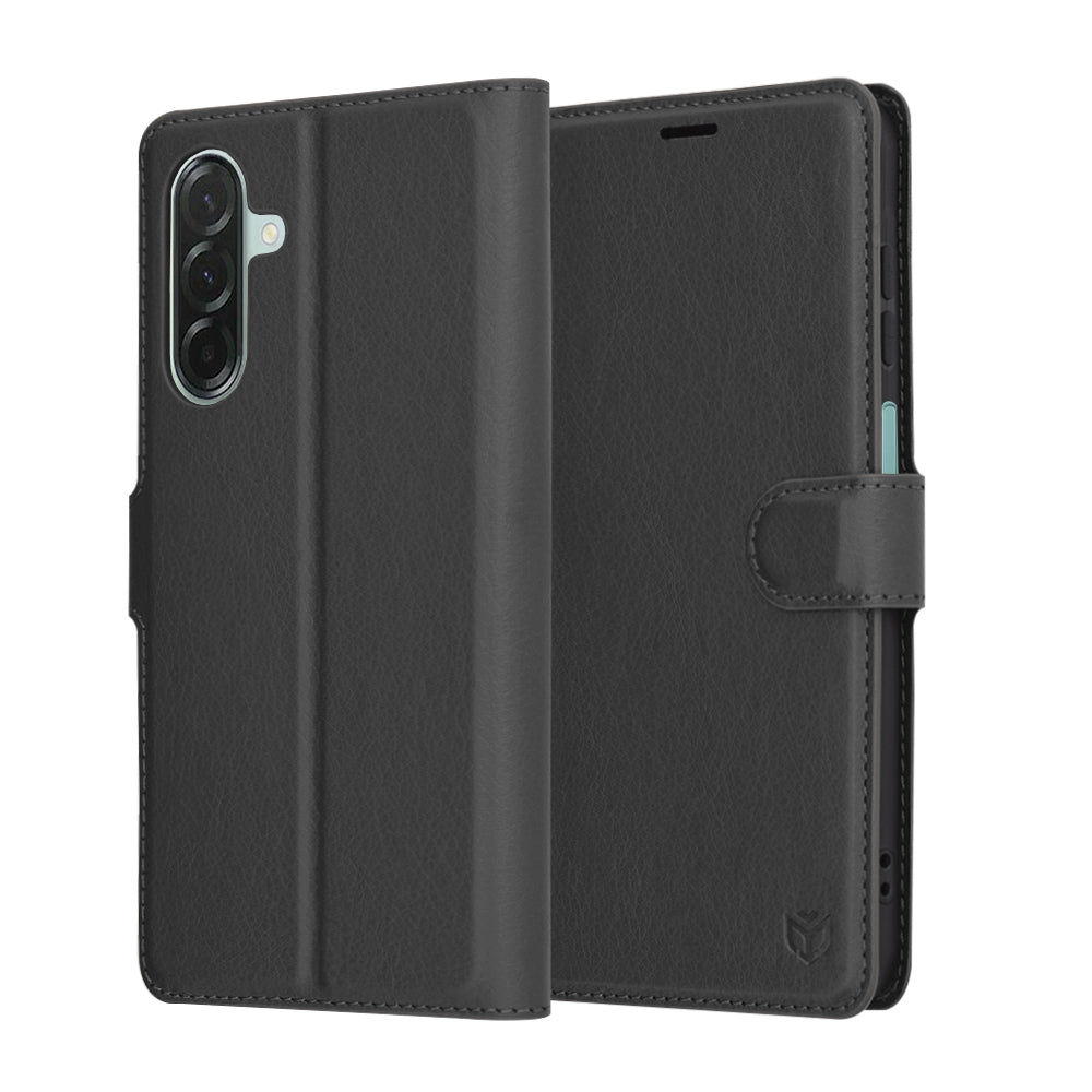 Калъф за Samsung Galaxy A26 A266, Techsuit, Leather Folio, Черен