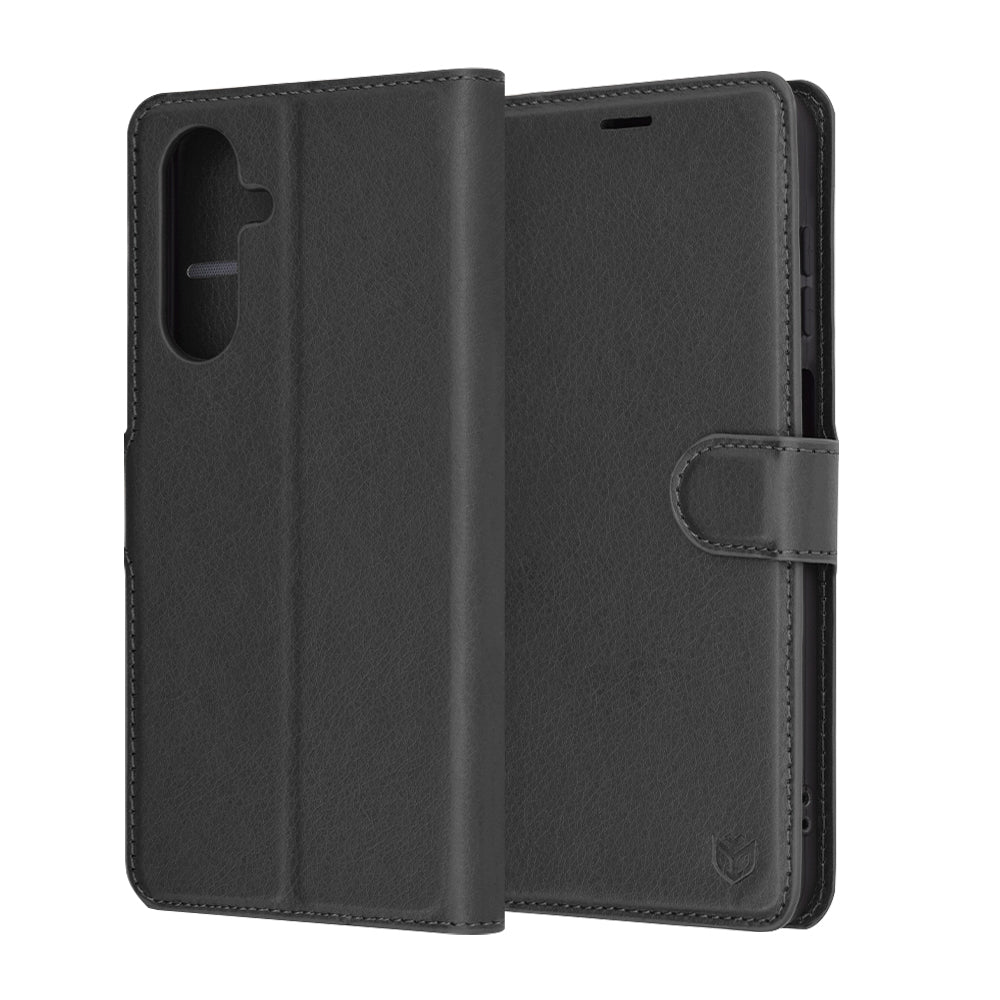 Калъф за Samsung Galaxy A26 A266, Techsuit, Leather Folio, Черен