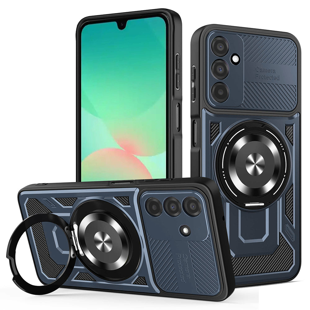 Калъф за Samsung Galaxy A26 A266, Techsuit, RuggedCam, Син