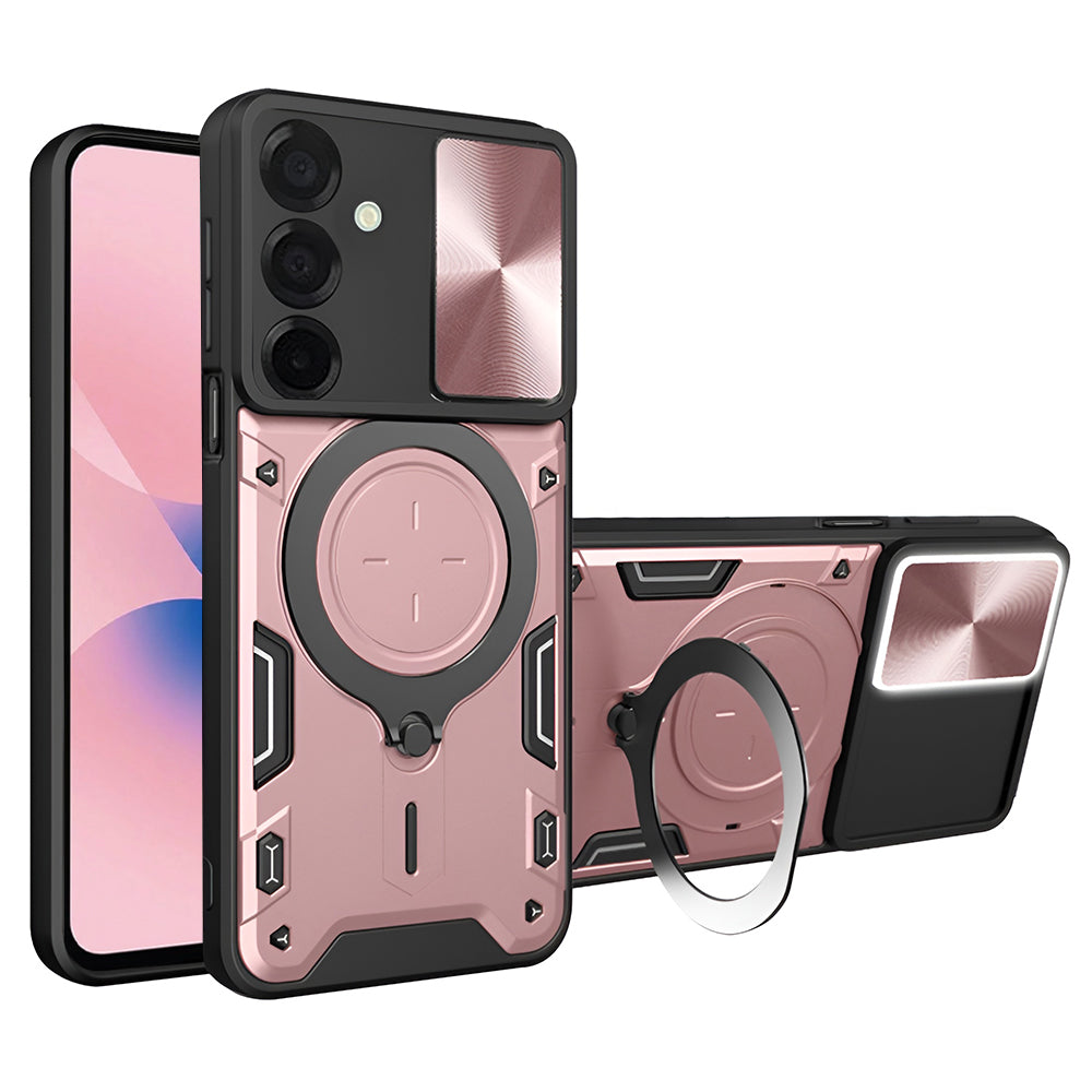 Калъф за Samsung Galaxy A27 5G, Techsuit, CamGuard Pro, Розово злато
