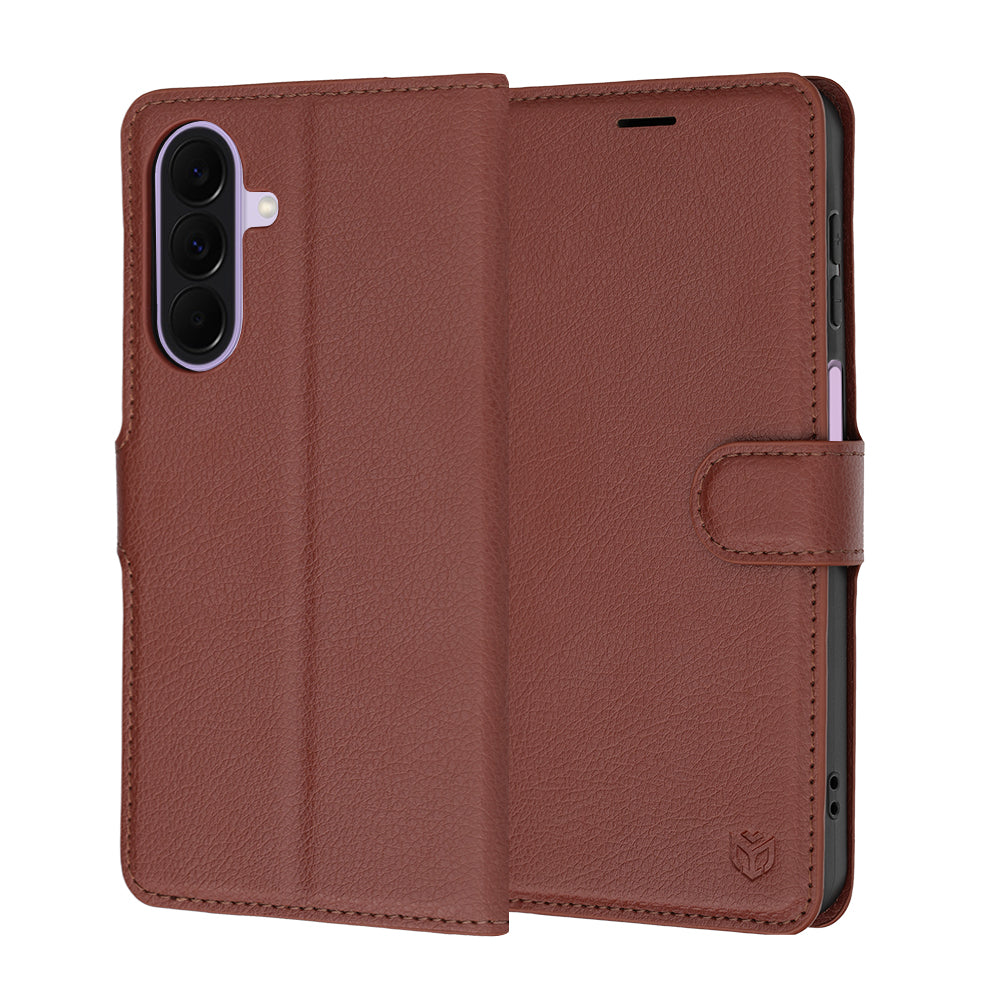 Калъф за Samsung Galaxy A27 5G, Techsuit, Leather Folio, Кафяв
