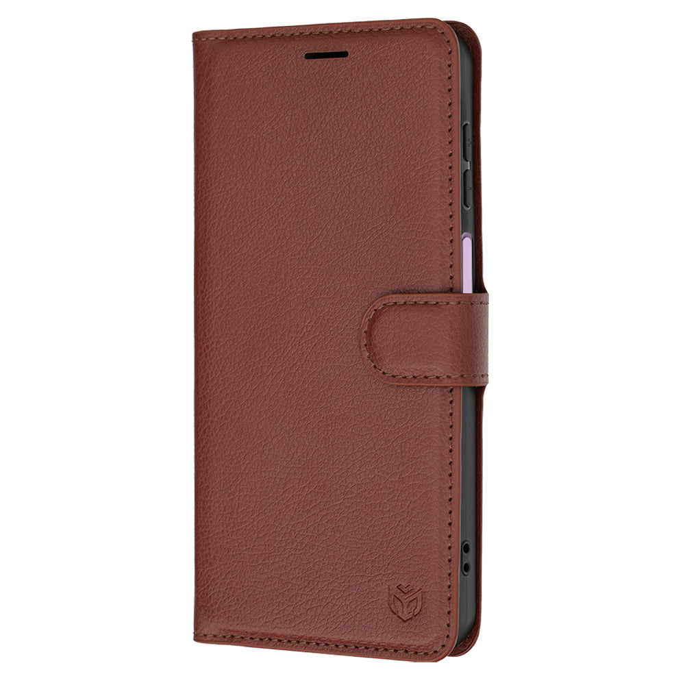 Калъф за Samsung Galaxy A27 5G, Techsuit, Leather Folio, Кафяв