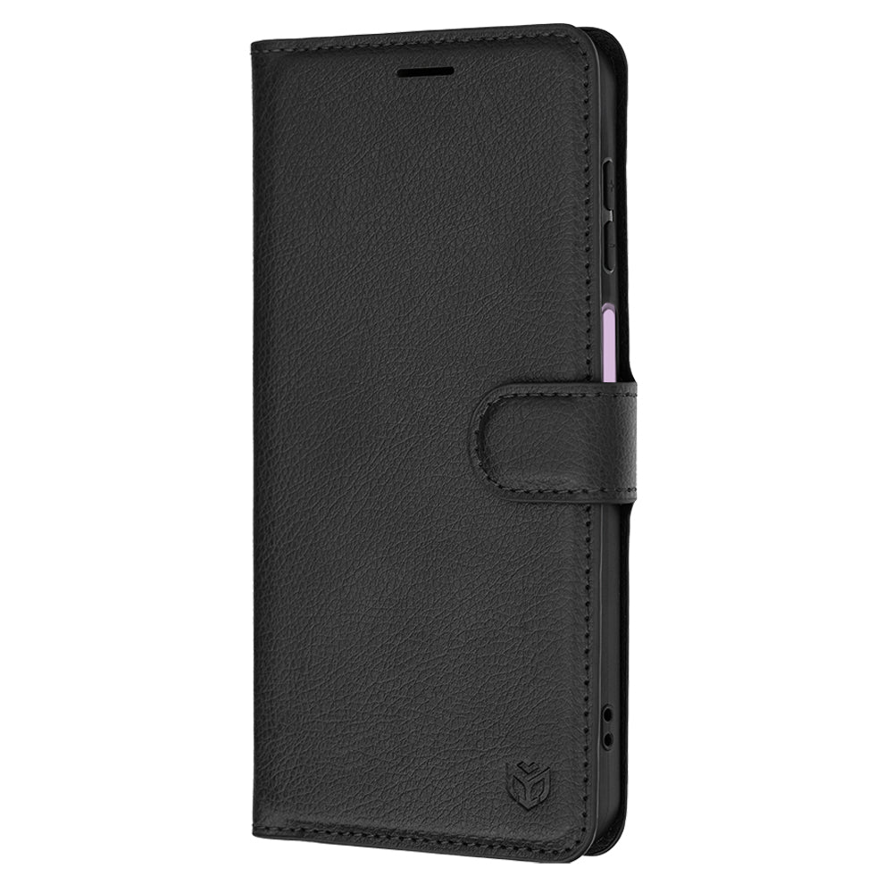 Калъф за Samsung Galaxy A27 5G, Techsuit, Leather Folio, Черен