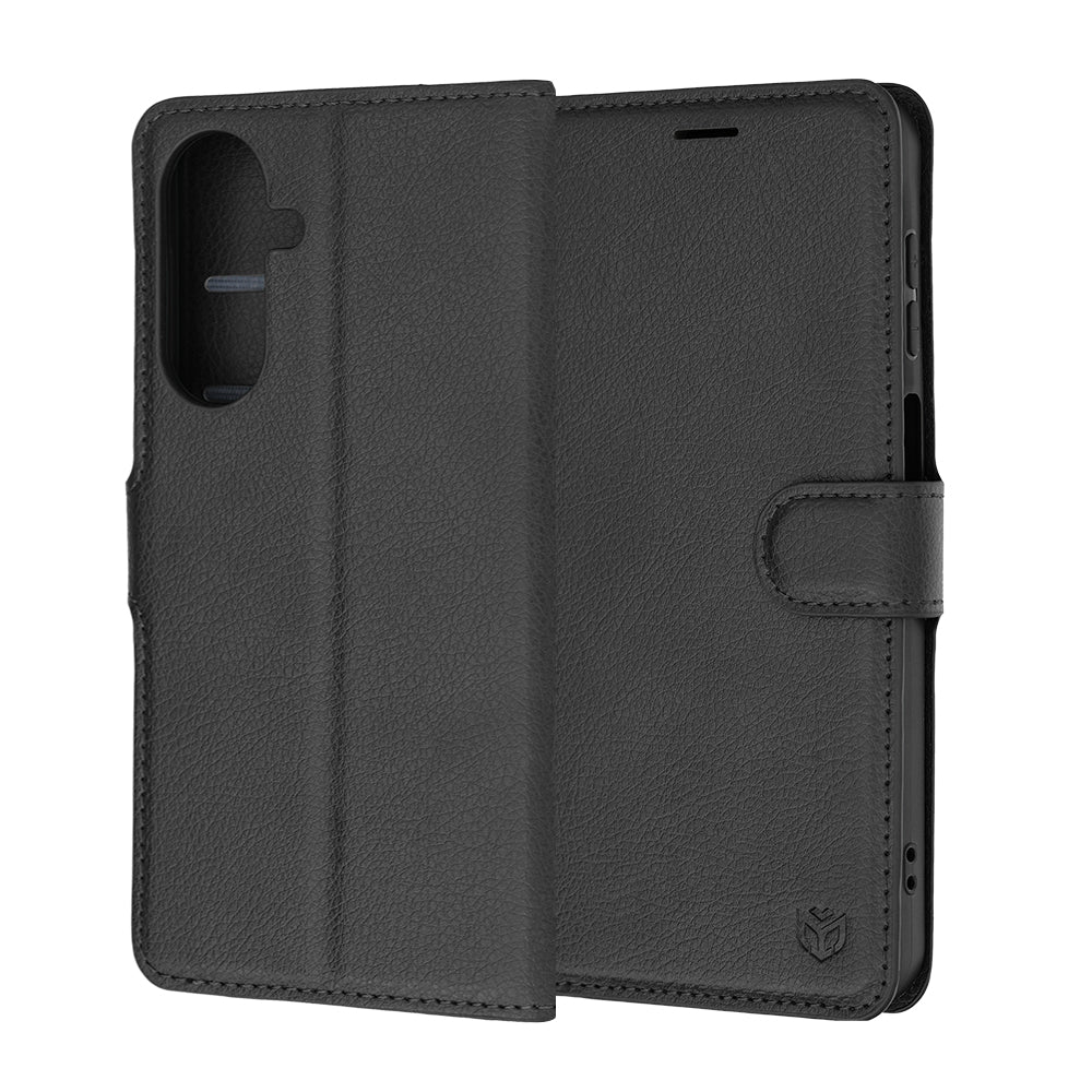 Калъф за Samsung Galaxy A27 5G, Techsuit, Leather Folio, Черен