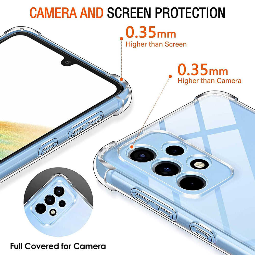 Калъф за Samsung Galaxy A33 5G A336, Techsuit, противоударен прозрачен, прозрачен