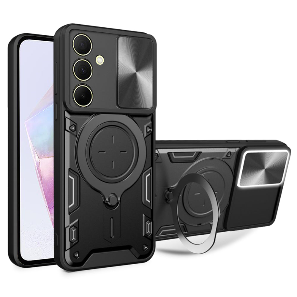 Калъф за Samsung Galaxy A35 5G A356, Techsuit, CamGuard Pro, Черен
