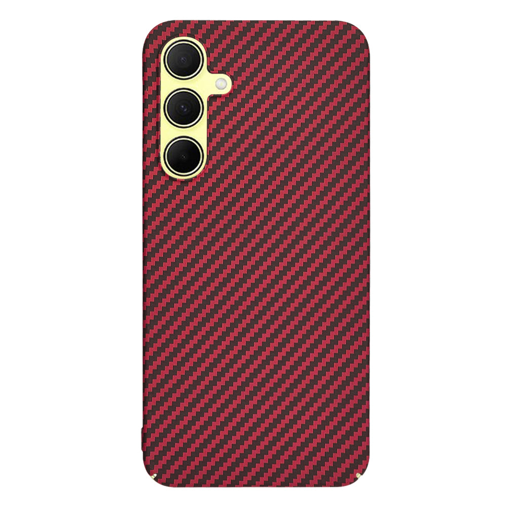 Калъф за Samsung Galaxy A35 5G A356, Techsuit, Carbonite FiberShell, Червен