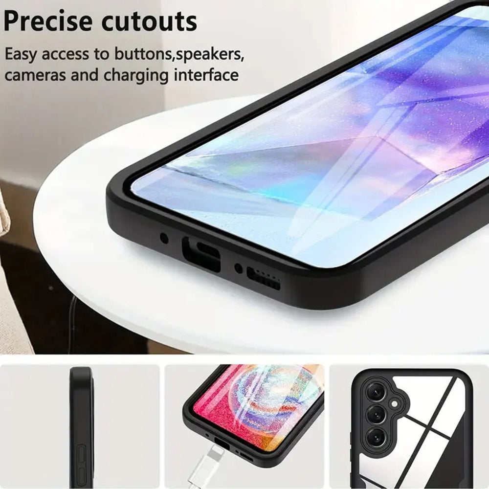 Калъф за Samsung Galaxy A35 5G A356, Techsuit, ColorVerse 360, Черен