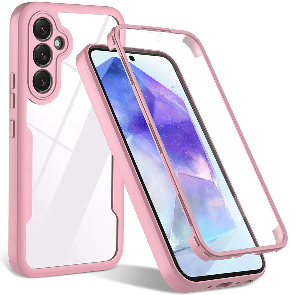 Калъф за Samsung Galaxy A35 5G A356, Techsuit, ColorVerse 360, Розов